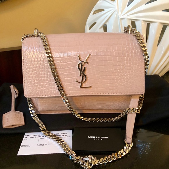 Saint Laurent Bags Saint Laurent Ysl Sunset Leather Medium Handbag